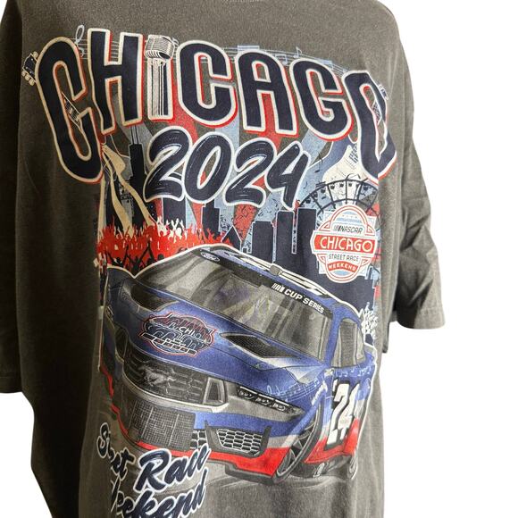 NASCAR 2024 Chicago Street Race Weekend Concert Graphic Tee, Size 2XL, NWT - Picture 1 of 7